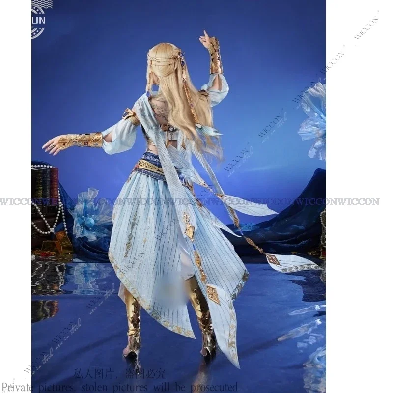 لعبة الحب والفضاء العميق إله المد والجزر تأثيري حلي رفيق الزي الحجاب لصاقات وشم القرط النساء هالوين كوس