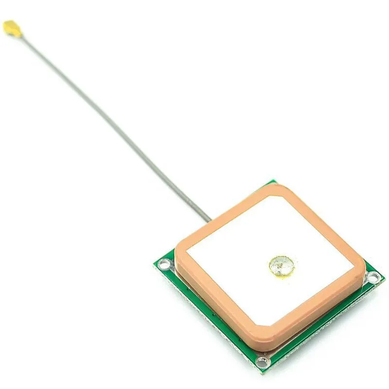 2-100Pcs GPS Antenna 28db High Gain 5cm Line Length Active Built-in Ceramic Antenna NEO-6M 7M 8M Universal