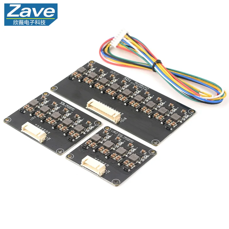 Lithium Battery Active Balancer Energy Transfer Board, 2-17 Cells Inductive Energy Transfer 1.2A High-Current Balancing Module