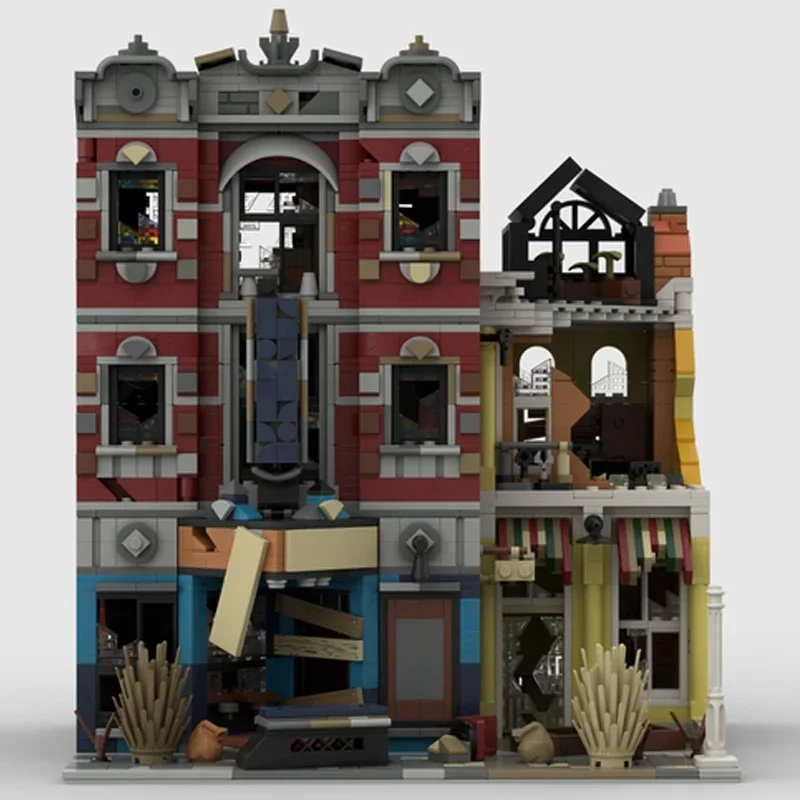 Moc Bouwstenen Film Street View Model Apocalypse Jazzclub Technologie Modulaire Blokken Geschenken Speelgoed Voor Kinderen DIY Montage