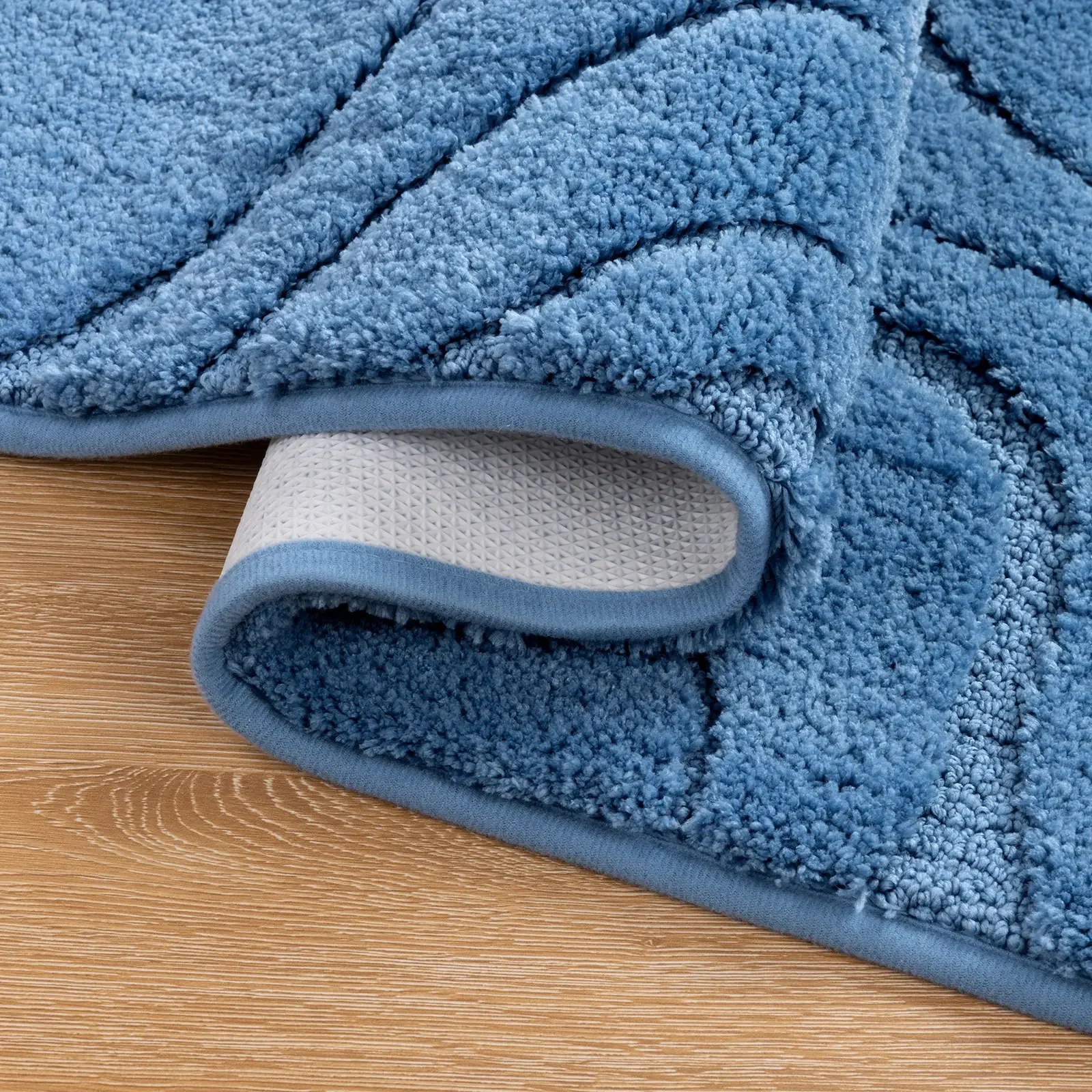 5‑Piece Washable Bathroom Rug Set, Soft Absorbent Microfiber Non‑Slip Bath Mats with Toilet Cover, Bath Runner & U‑Shaped Contour Rug, Home Bathroom Essentials