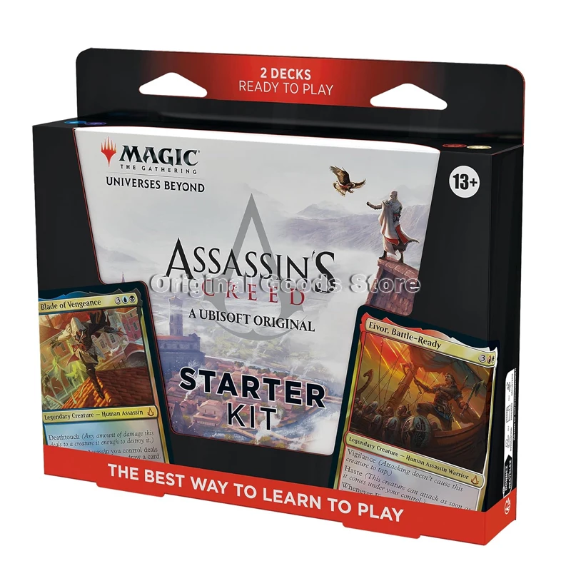 Oryginalny zestaw startowy kart Assassin\'s Creed Magic The Gathering English Beyond Booster Box Kolekcja kart kolekcjonerskich Prezent dla dzieci