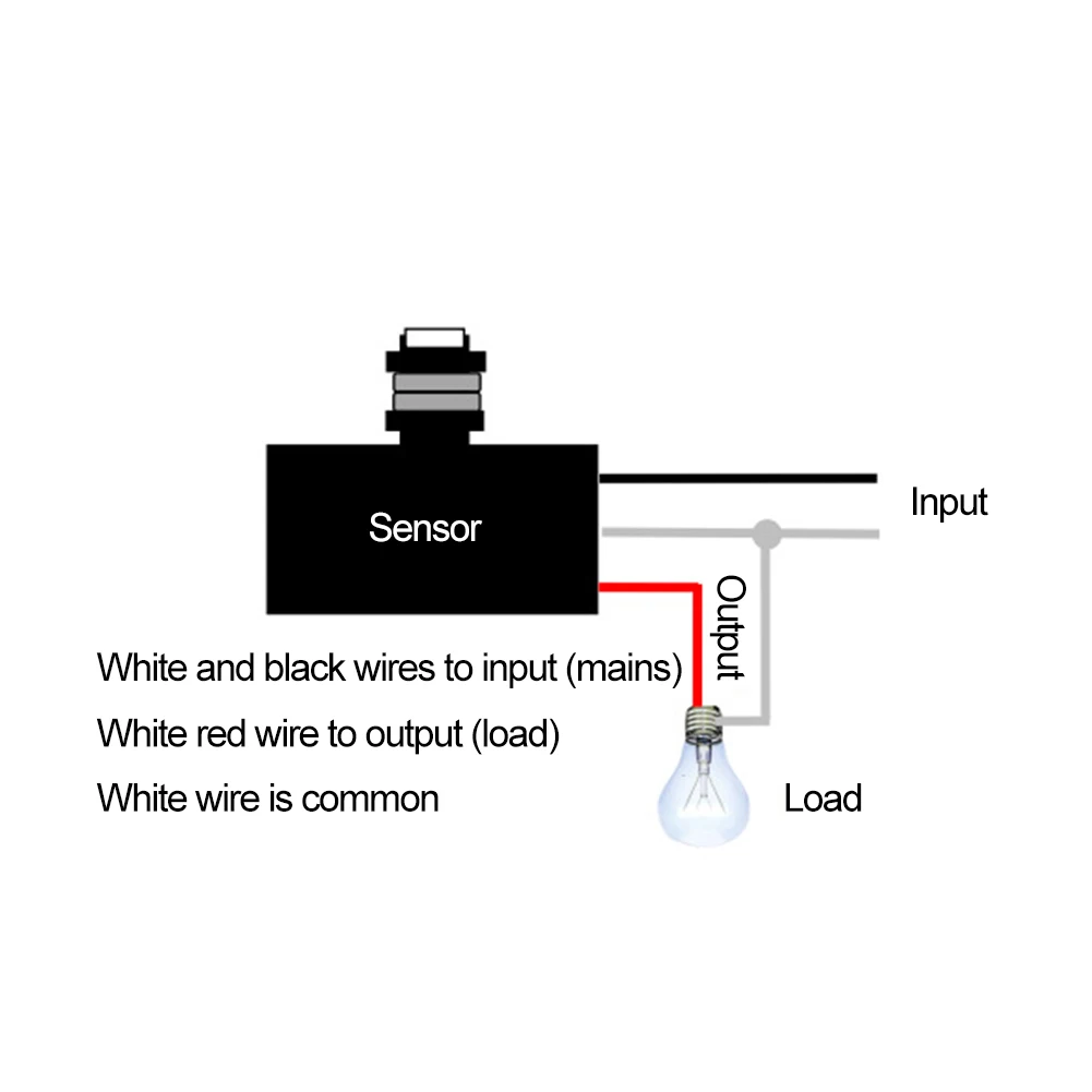 Sensor de atardecer al amanecer impermeable 120VAC-277VAC para interruptor fotoeléctrico interruptores de luz fotoeléctricos corriente de espera de 0,5 mA