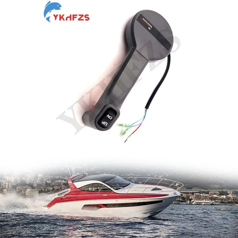 throttle-shift-handle-with-trim-tilt-switch-for-yamaha-outboard-motor-new-style-703-remote-control-box-703-48221-10