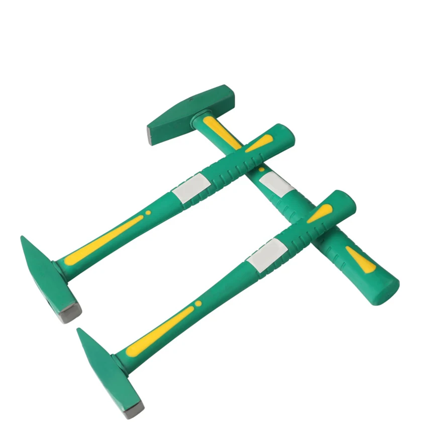 

Молоток для машиниста, 200 г/300 г/500 г, мини-молоток из высокоуглеродистой стали для электрика, деревообработка, промышленный бытовой инструмент