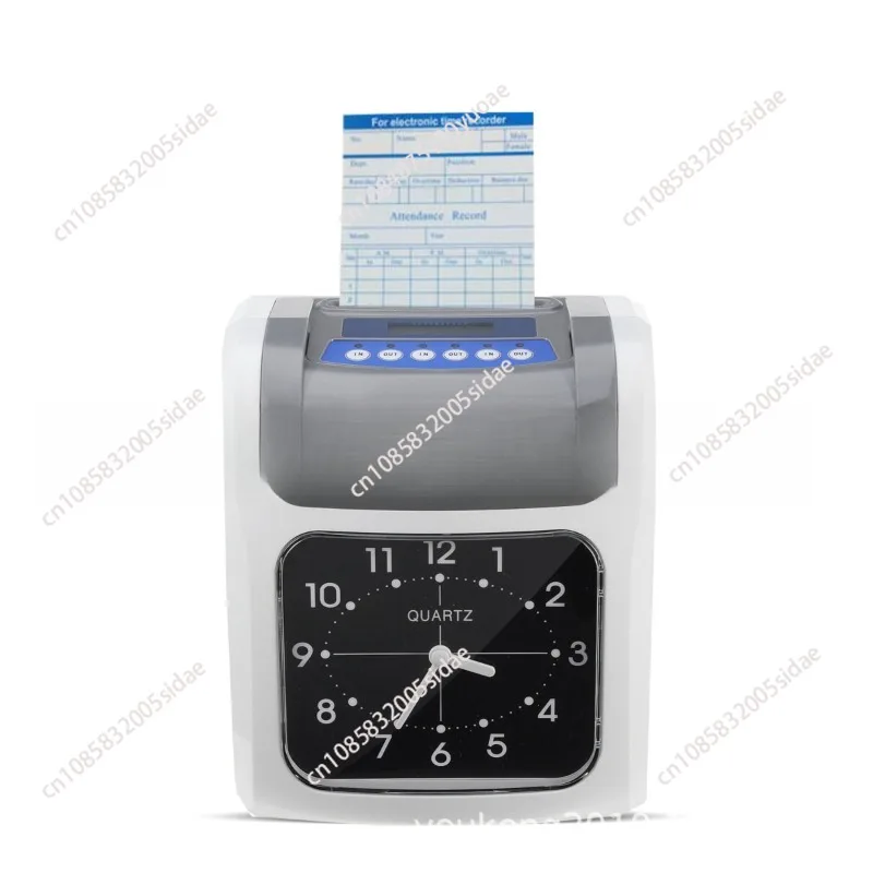 Attendance Machine Export S-960 Punch Card Machine English Punch Card Attendance Machine Dual Color Printing Export Punch Clock