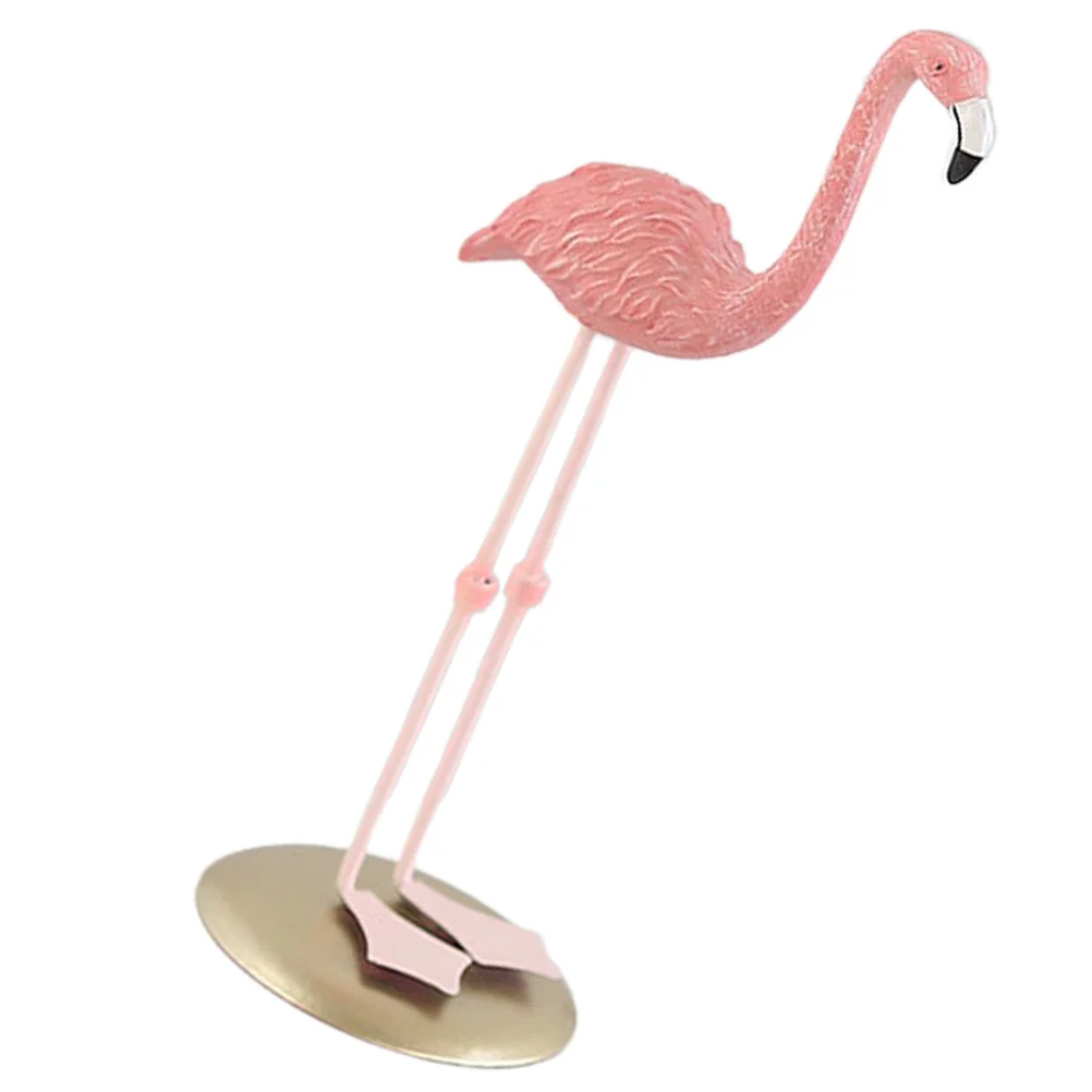 

Cute Resin Flamingo Ornament Home Decor Exquisite Detail Wedding Party Garden Decoration Adorable Lightweight Gift
