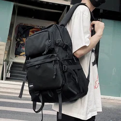 Women's Bag 2023 Trend Techwear Harajuku Nylon Large Capacity Aesthetic Gothic School Backpacks For Women Motorcycle Rucksack