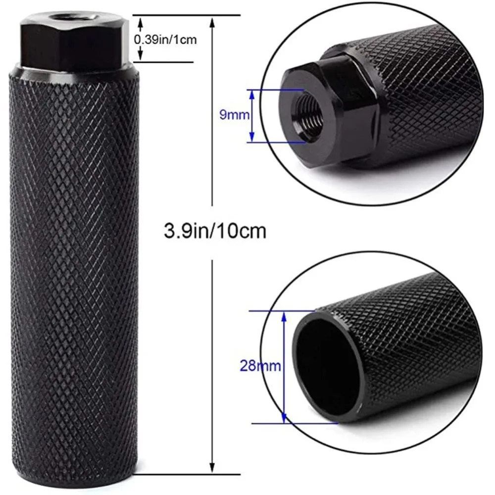 2 قطعة أوتاد الدراجة المتينة المضادة للانزلاق سبائك الألومنيوم خفيفة الوزن أوتاد القدم للدراجة أجزاء الدراجة اكسسوارات صالح 3/8 بوصة #6