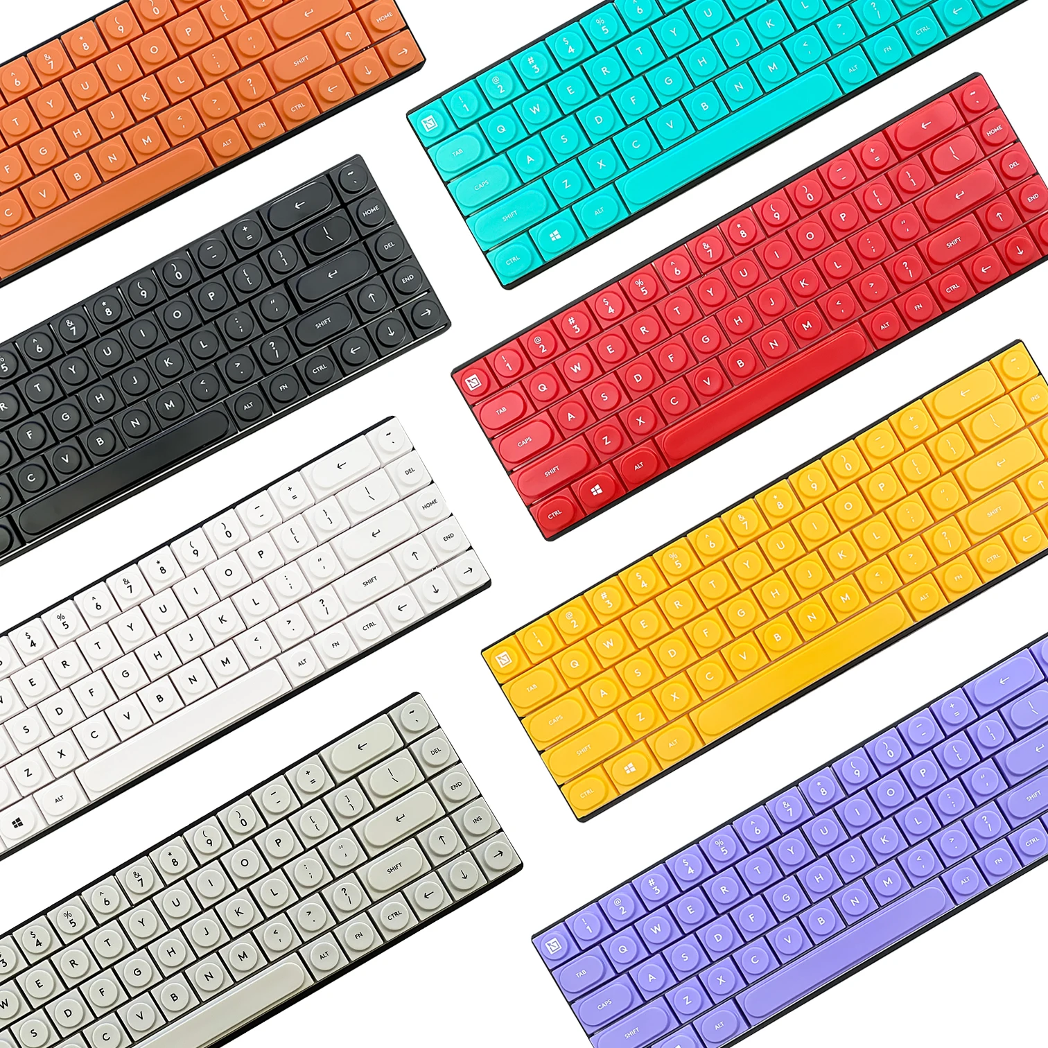 

126 Keys PBT Custom Keycap Set, Doys Color Building Block Toy Keycaps for 61/64/68/75/84/87/96/100 Mechanical Gaming Keyboard