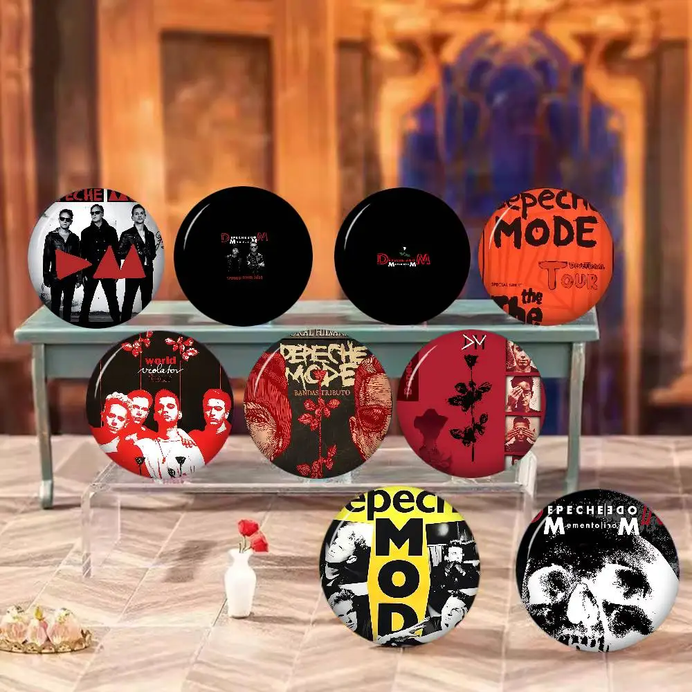 D-Depeche-M-Mode Singer Anime Button Pin Handmade Brooch for Clothes Cartoon Badge Backpack Decoration Jewelry Accessories