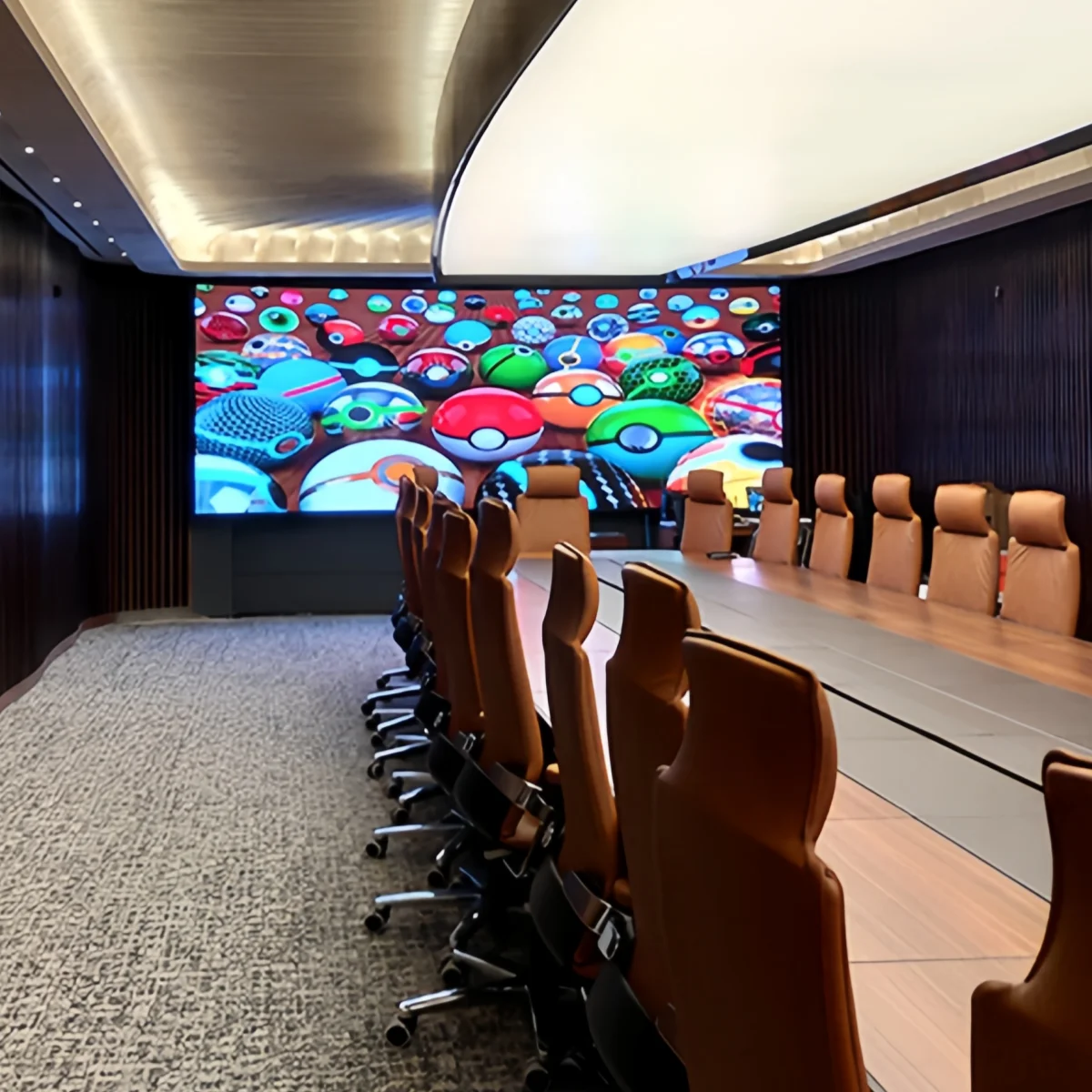 UHD LED Display Screen 1.2mm 1.5mm 2.0mm Small Pixel Pitch Indoor Video Wall For Control Room Command Center Stable Operation
