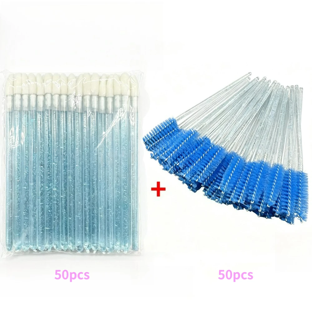 Eyelash Extension Wholesale - 50/100PCS Disposable Eyelashes Applicator Wands Mascara