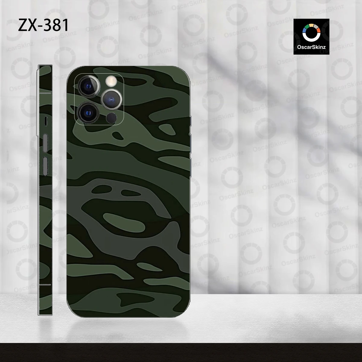 OscarSkinZ Wrap For iPhone 16 Pro Max Sticker 15 14 Plus Back Film 13 12 Mini Protective Decal Side Frame Back Protector