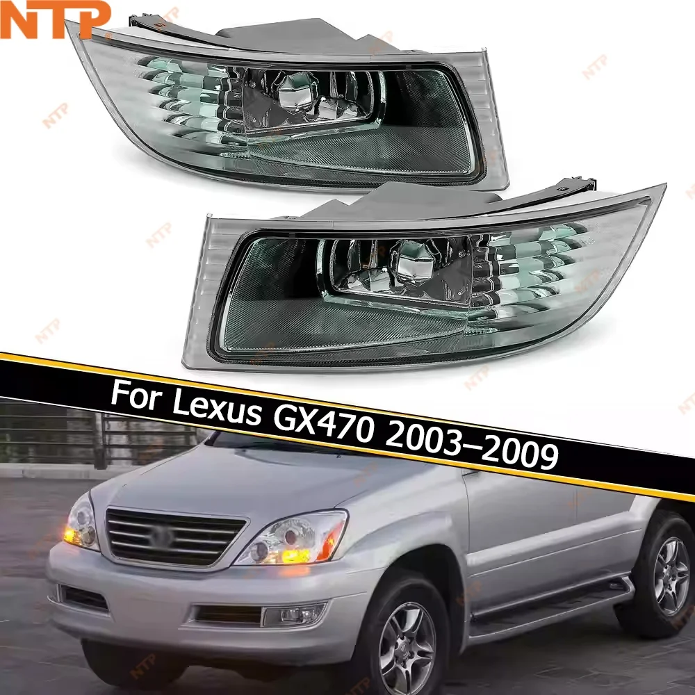 

Для Lexus GX470 2003-2009: Комплект передних противотуманных фар (левая+правая), светодиодные ДХО, фонари для бампера, водонепроницаемые, противотуманные.