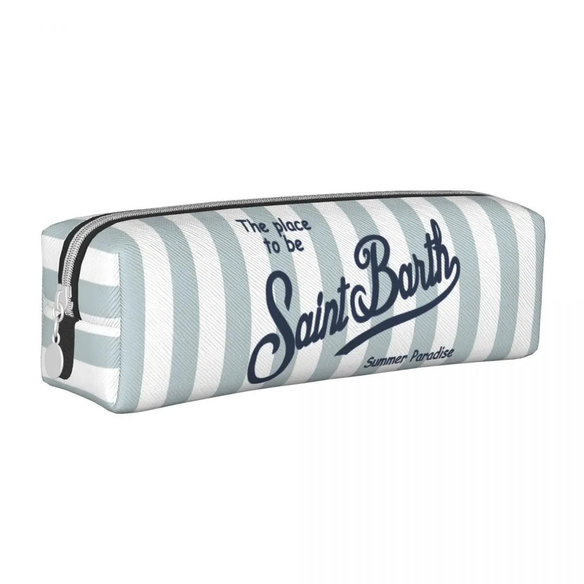 

S-Saint B-Barth Pencil Case Smile Back To School Pencil Cases Square Kid Fashion College Pencil Bag
