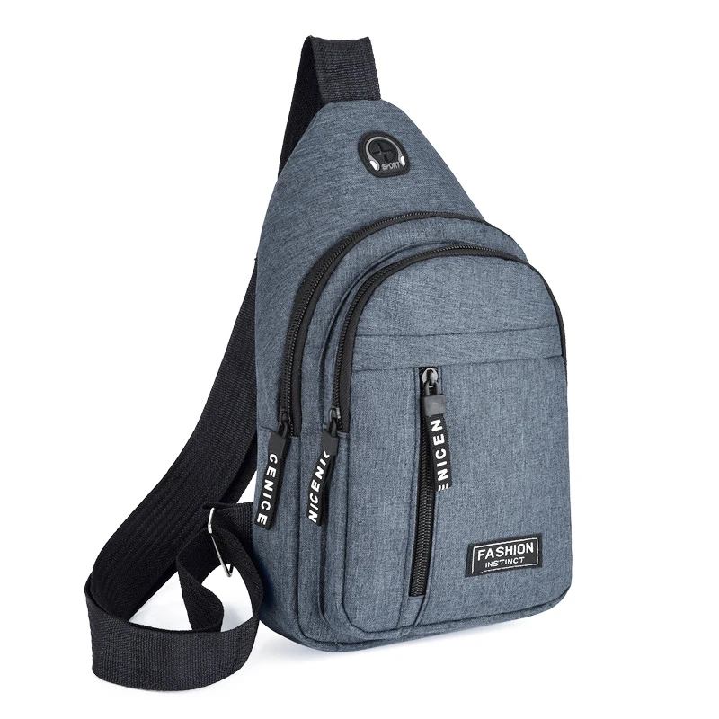 Neue Männer Umhängetaschen Brust Tasche Multifunktionale Umhängetaschen Reise Sling Bag