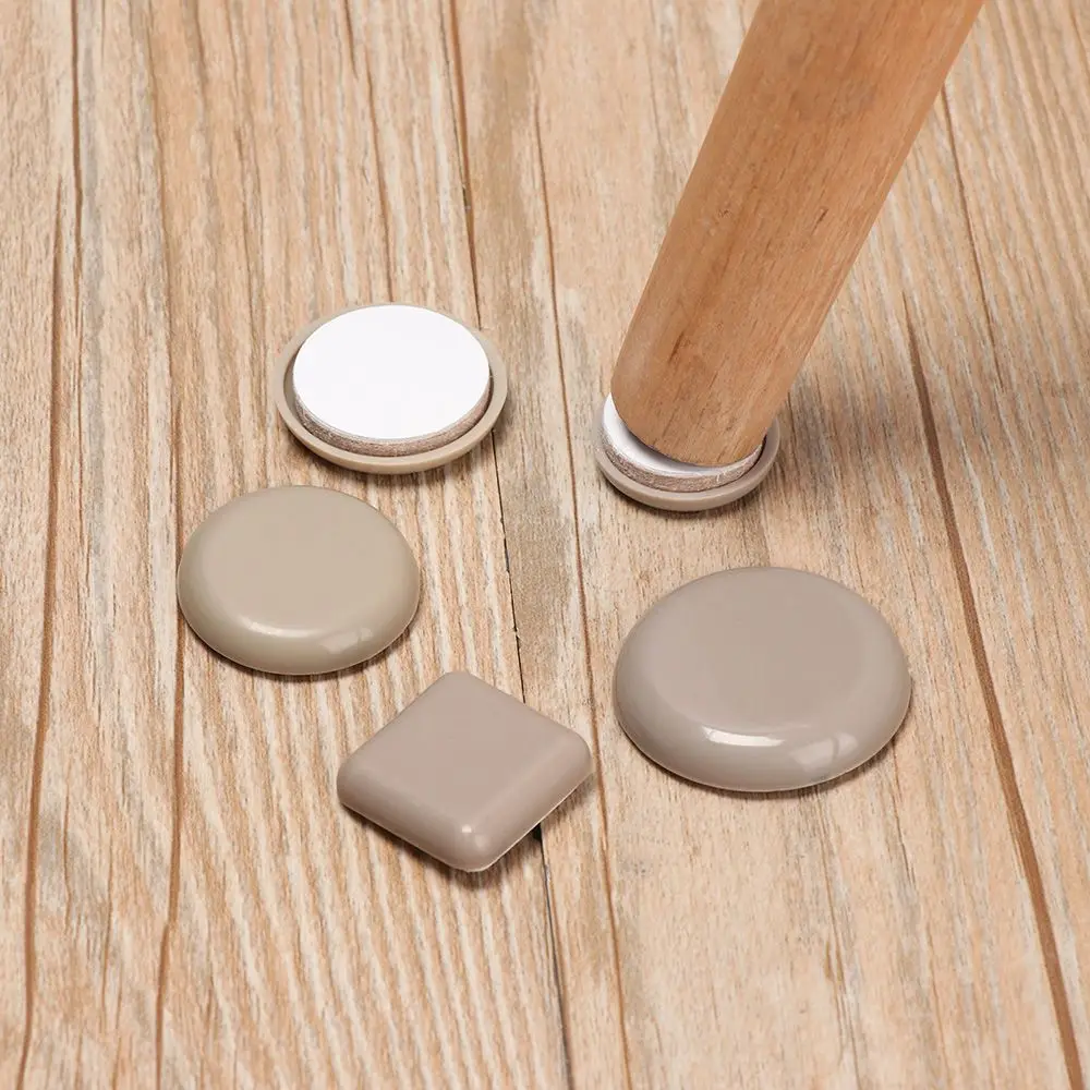 Round Thickening Chair Fittings Self-Adhesive Bumper Table Sofa Slip Mat Furniture Leg Slider Pads Anti Noisy Floor Protector