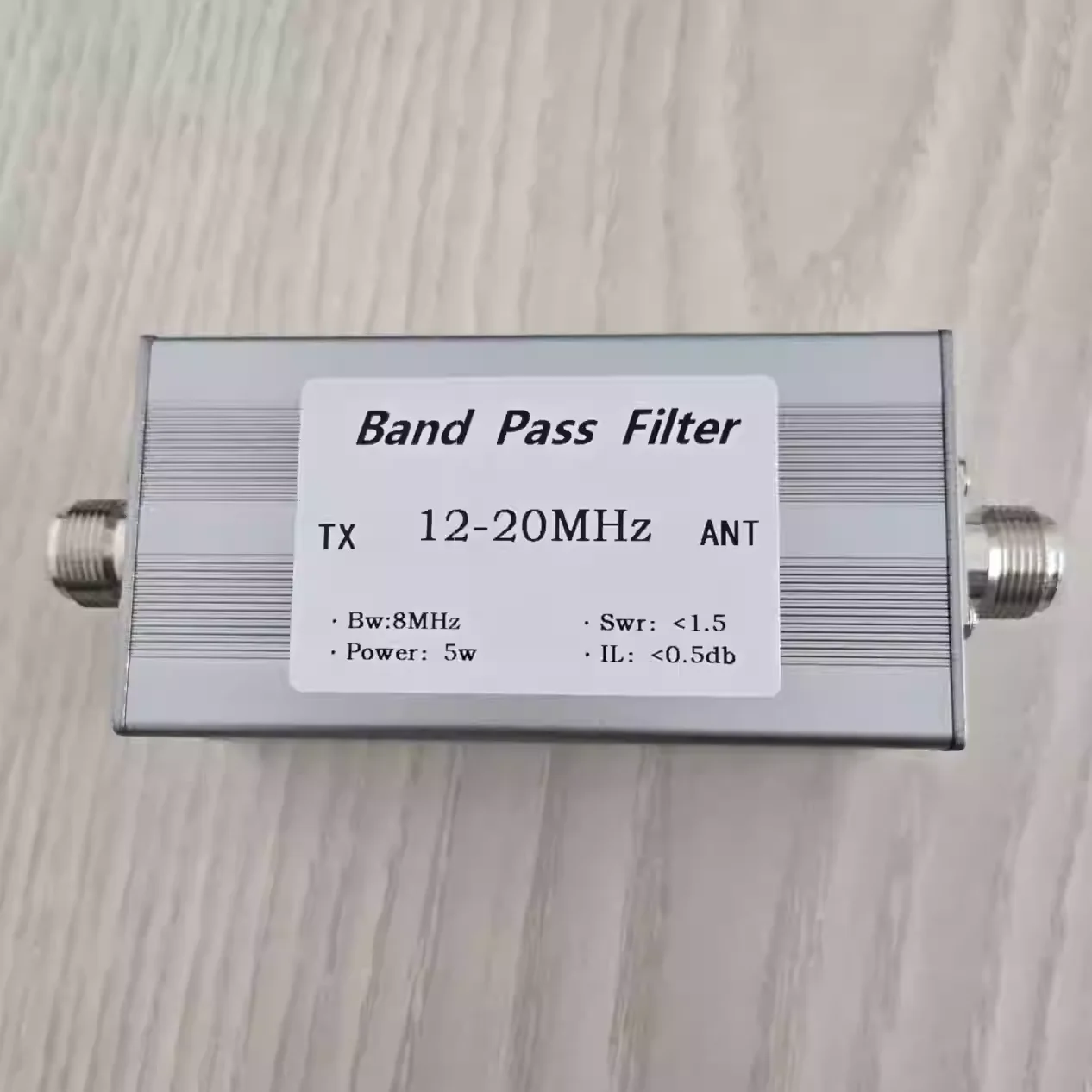 BPF-12-20M-5WN bandpass filter