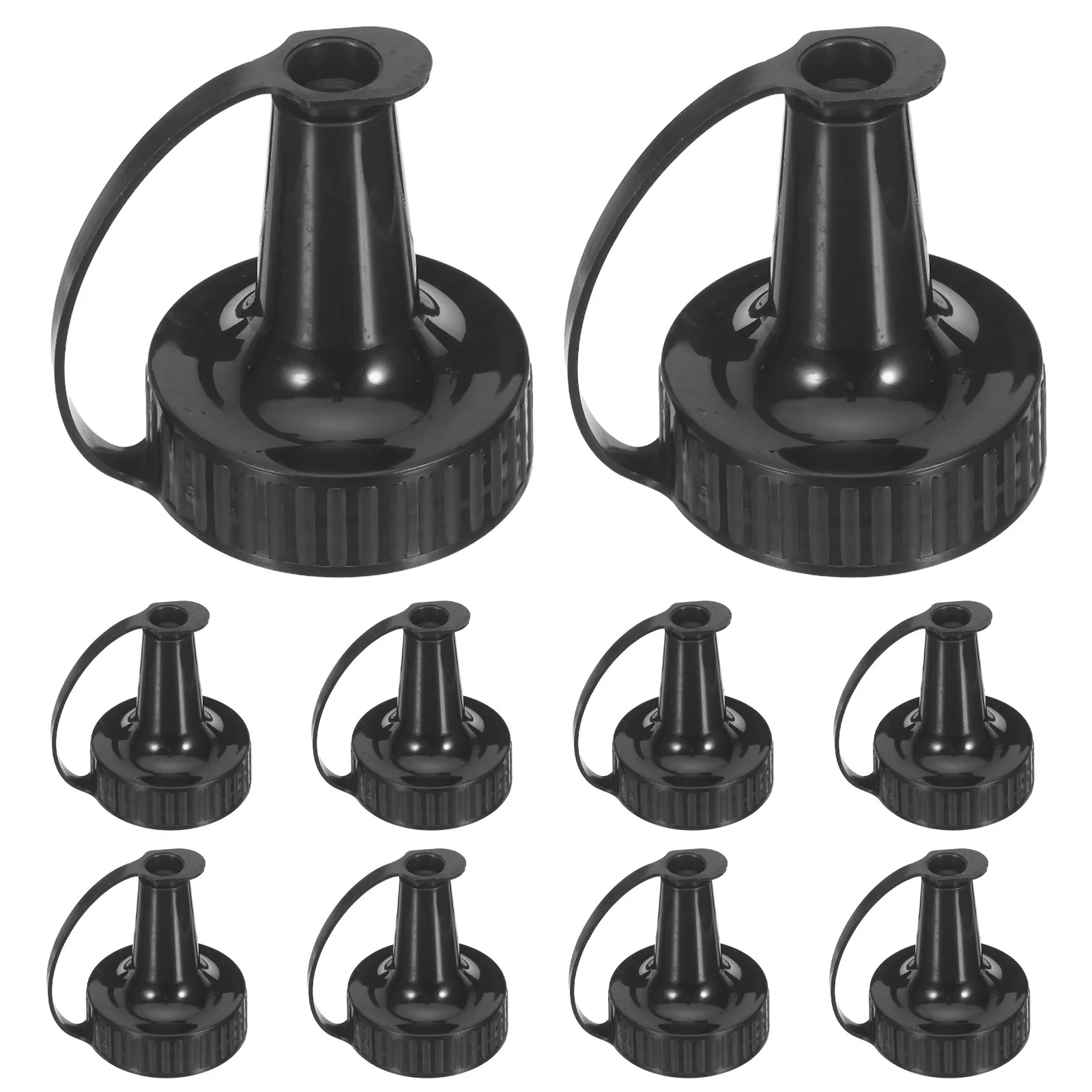 10Pcs Water Bottle Spout Replacement Plug Leak Resistant Precision Pour Cap for Splatter Ball Beads Refill Funnel Nozzle Bottle