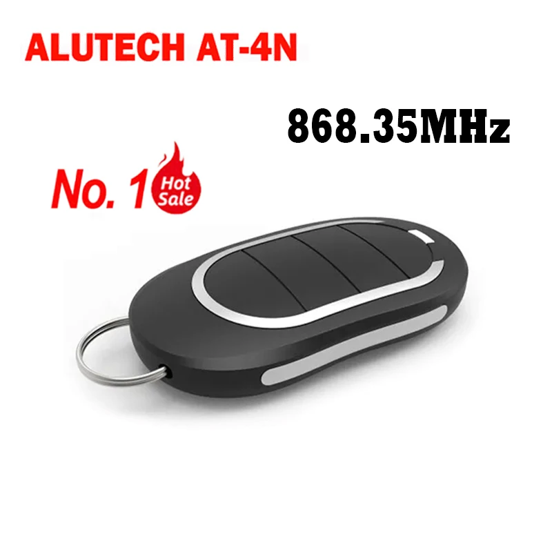 

Newest ALUTECH AT-4N Garage Door Opener Remote Control 868.35MHz Rolling Code Remote Control Gate Opener Barrier Gate Control