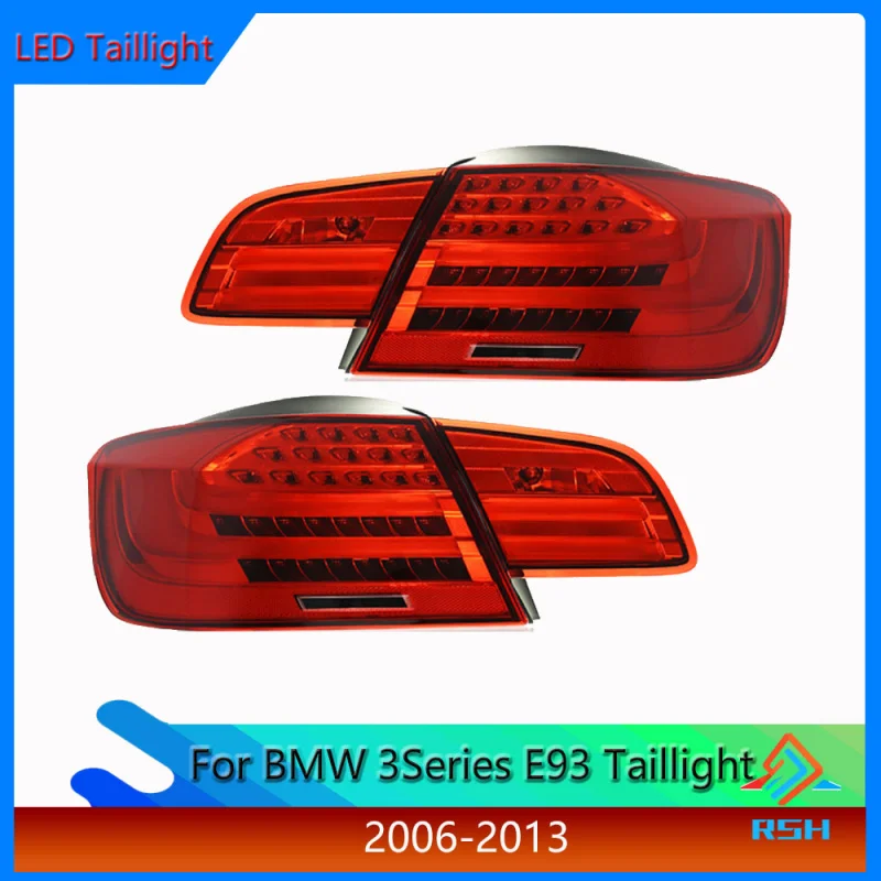 For BMW 3 Series E93 Convertible Models Modified Taillight Assembly 2006-2013 With LED DRL And Sequential Turn Signals Light