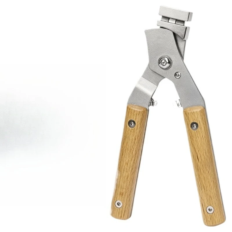 For Round Spoke Fixing Pliers Bicycle Spoke Clamping Wrench Anti-Torsion Wooden Handle Adjusting Ring Anti-Torsion Tool