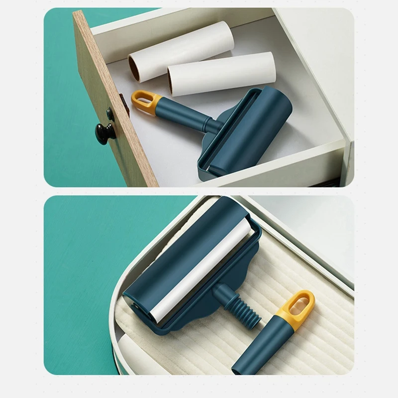 Hair Sticking Device Roller Tearable Roll Paper Hair Remover Can Carry Hair Sticking Bristles Artifact