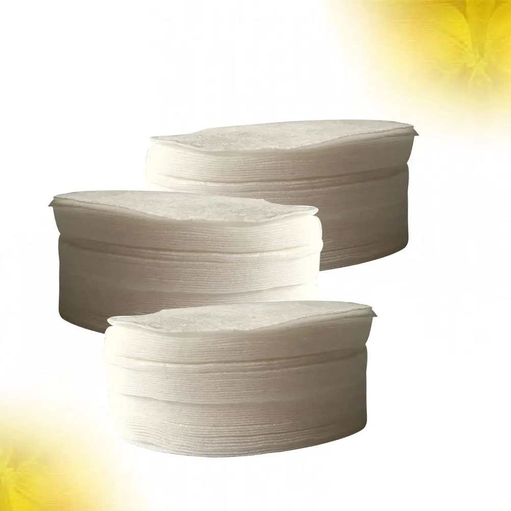 300枚入りメイク落としパッド不織布ソフト吸収性使い捨てフェイシャルスキンケアラウンド0.5cmメイク落としパッド