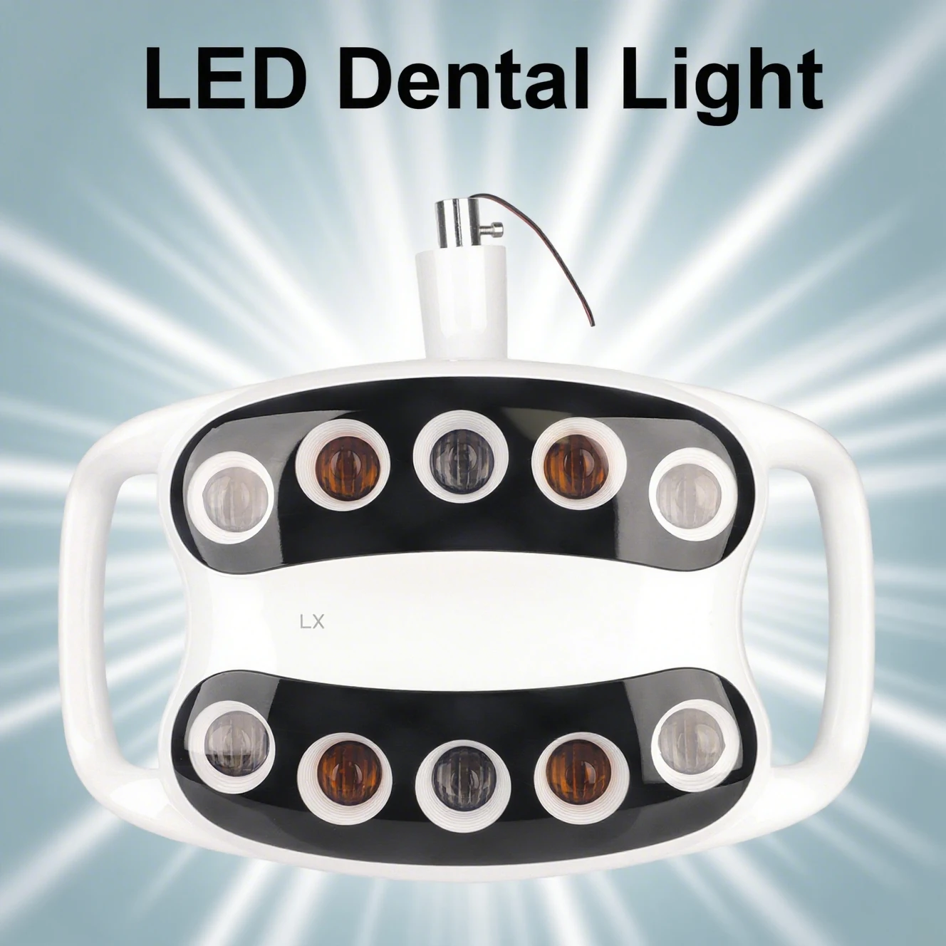 

Стоматологический 10-лучевой светодиодный хирургический светильник, ультра-яркий регулируемый налобный светильник без теней для стоматологов и хирургии полости рта