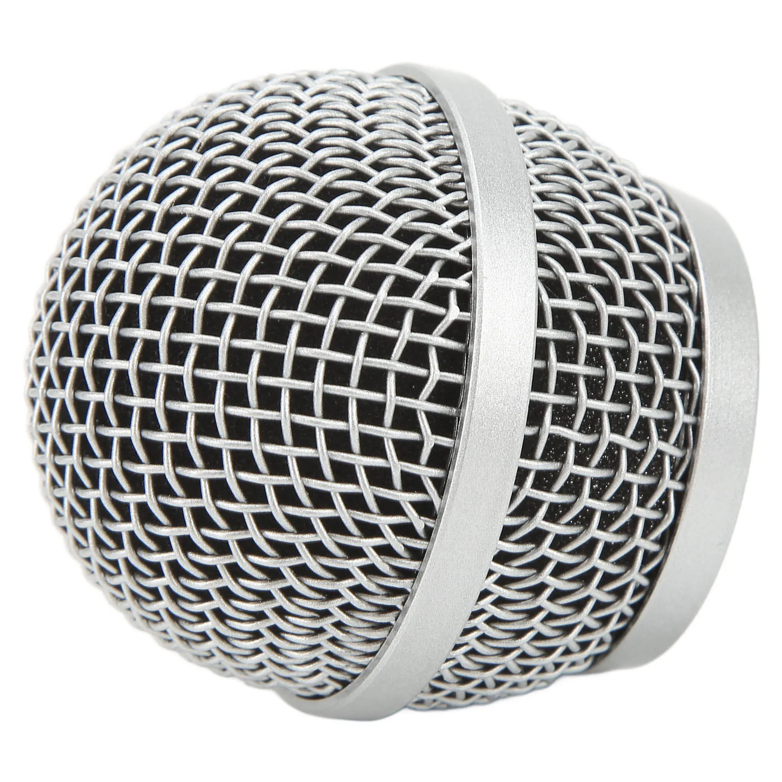 Microphone Grille Ball Head Stainless Steel Microphone Mesh Grill Mic Replacement Head Cover for PG48 PG58 PGX2 BLX288 PG24