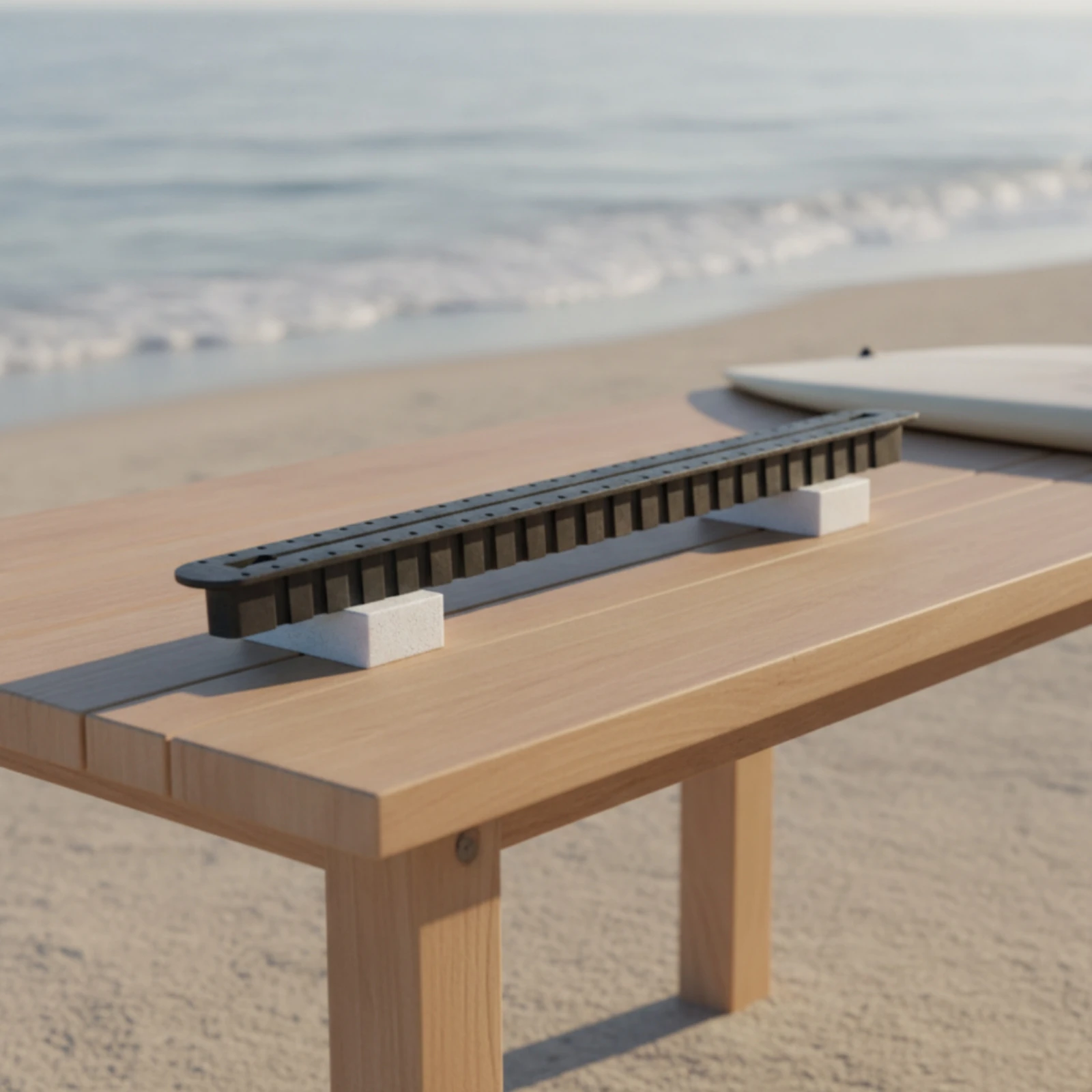 Fin Housing with Center Channel Long-Lasting Surfboard Fin Housing Hardware Standard Easy Installation for Shapers
