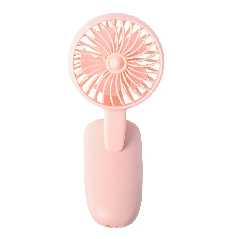 Portable Handheld USB Mini Phone Clip Fan with Rechargeable Lanyard - Small Fan Pattern Pocket Portable handheld fan Table fan