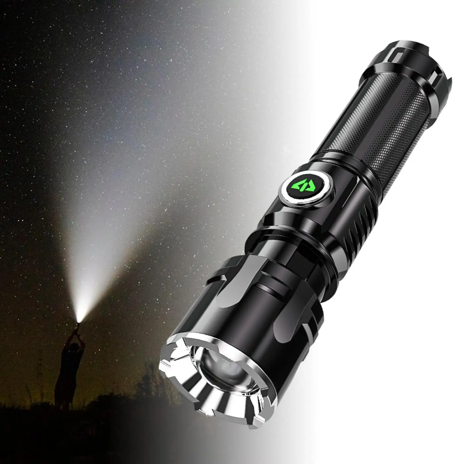 Handheld Flashlight Lamp Outdoor Torch Light for Outdoor Fishing Power Cuts