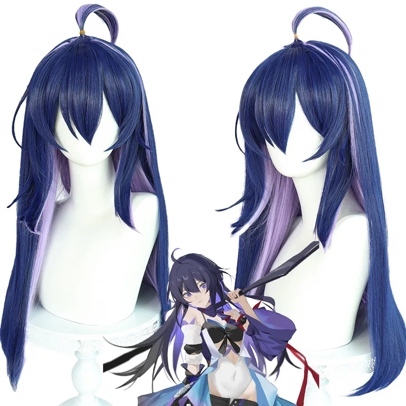 

New Seele Cosplay Wig Game Honkai Star Rail Cosplay Wigs Seele Purple Dress Suit Long Hair Halloween Party Roleplay