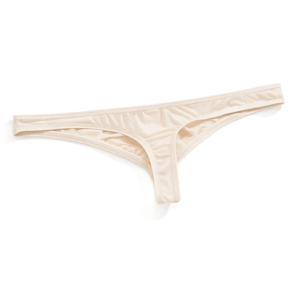 

Fashion Transparent Ice Silk Thongs Large Size Briefs T Back Panties Low Waist Ultra-thin Men's Underwear Male