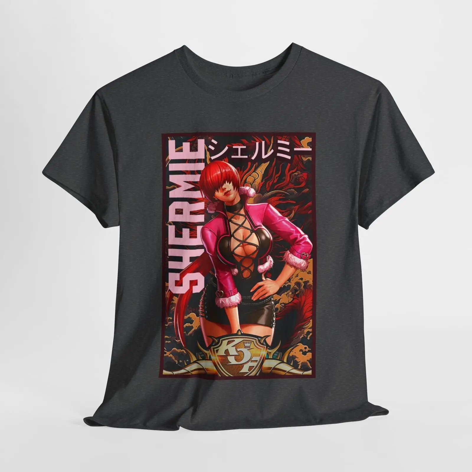 

Игровая рубашка Shermie King of Fighter, футболка унисекс для видеогеймеров KOF