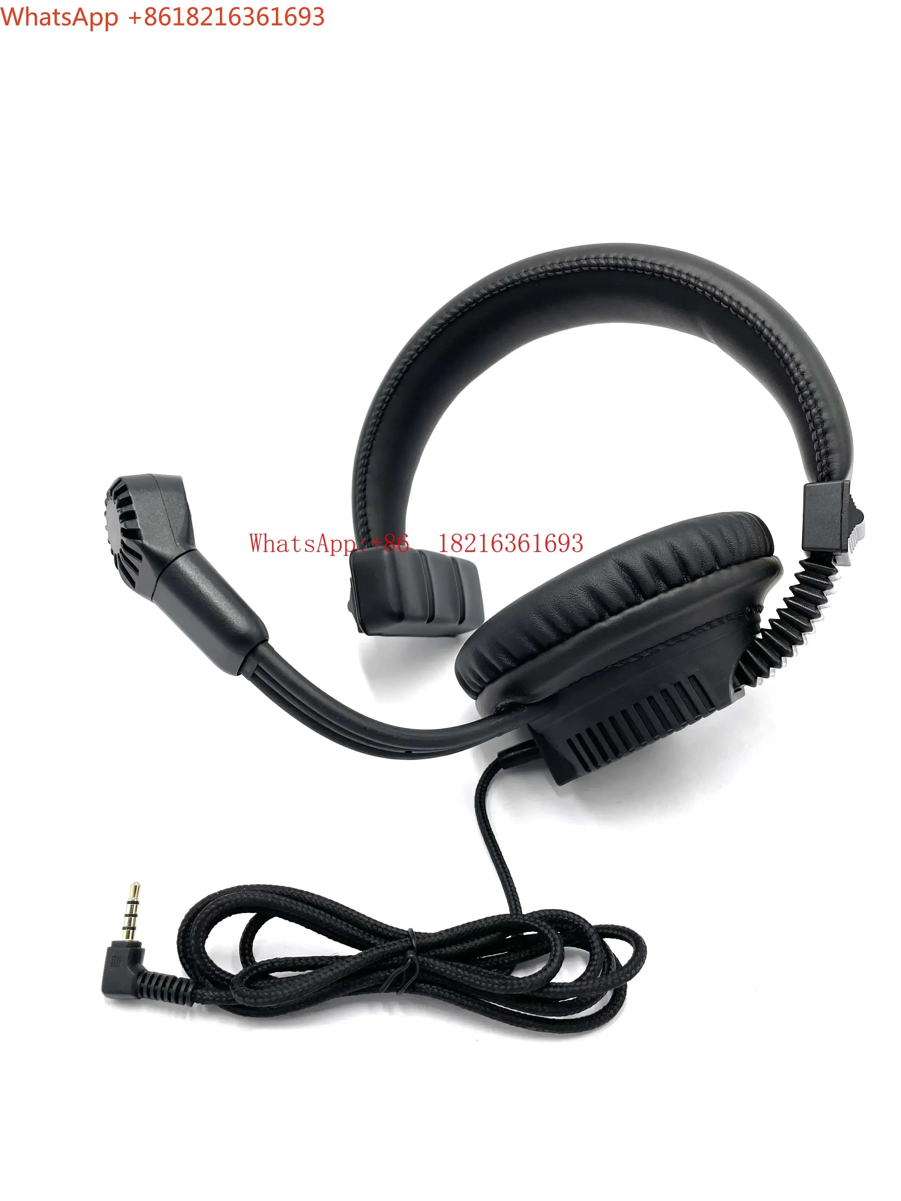 Limited Offer Headset Unilateral Earphone Walkie-talkie Guide Headset With Volume Switch