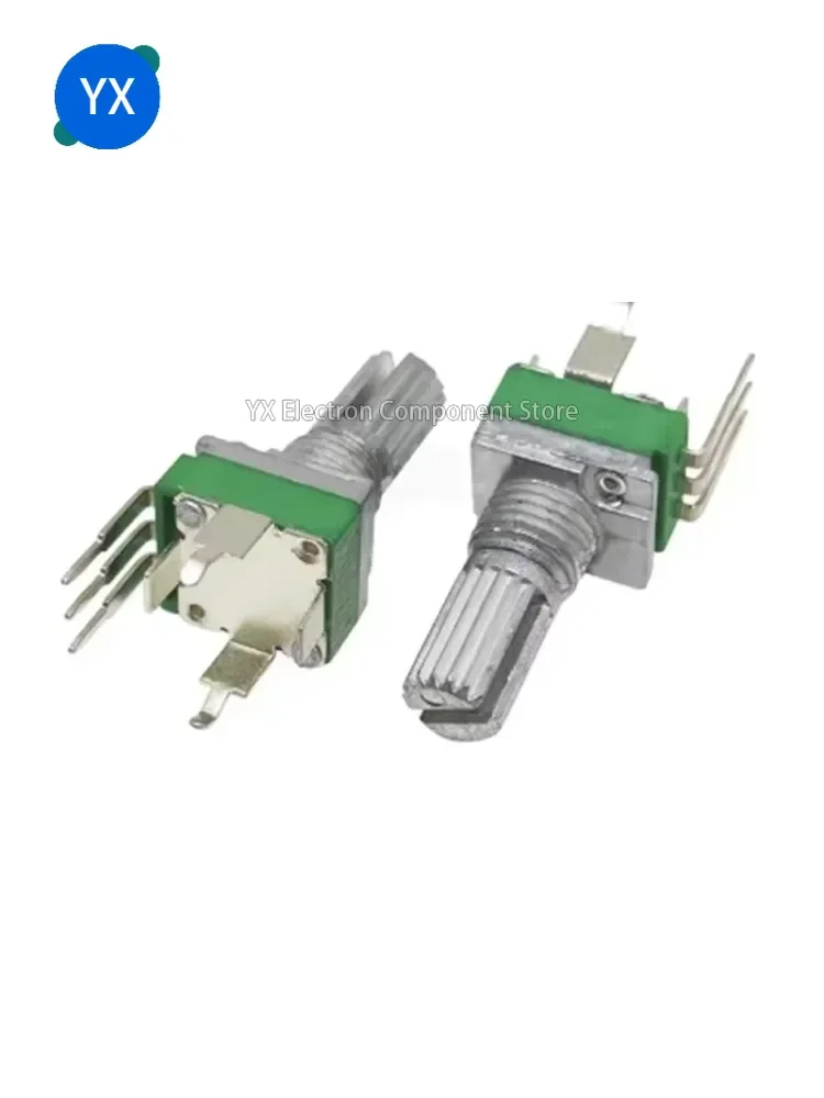 10 قطعة الجهد RK097 عمودي واحد رمح الخطي B10K B20K B50K B100K B250K B500K B1M لوغاريتمي A10K A100K A500K 10 قطعة