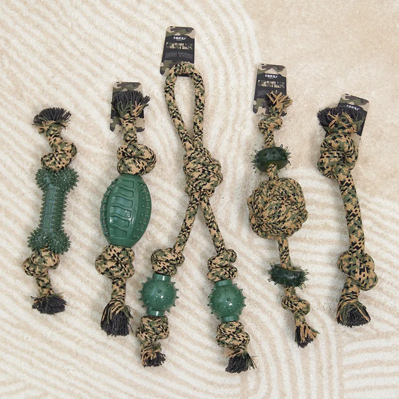 

Dog Toys, Biting Ropes, Cotton Rope Balls,Teeth Grinding,Biting Resistance,Teddy Golden Retriever,Large Dog Boredom Pet Supplies