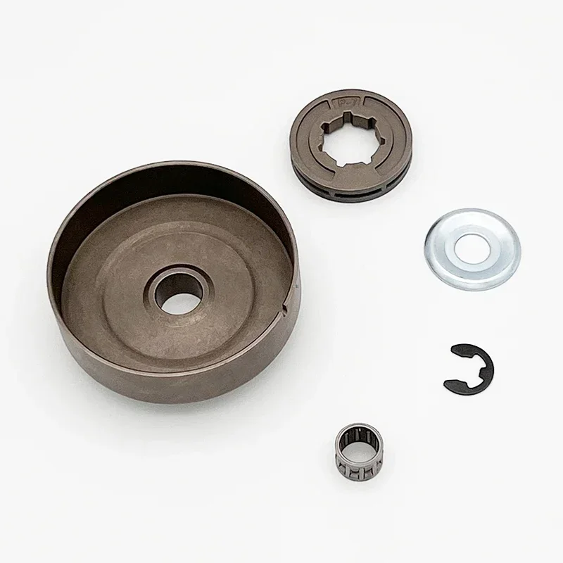 Hardened Steel Clutch Drum Rim Sprocket Kit for Chainsaw MS170 MS180 017 018