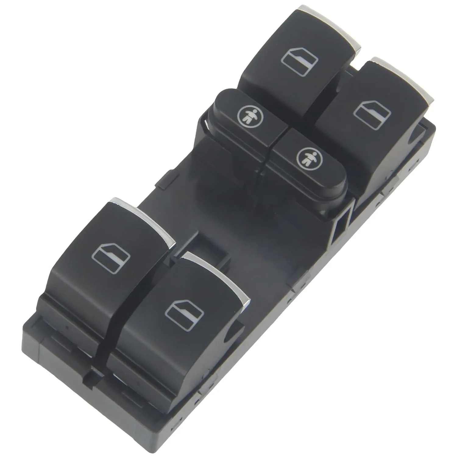 7P6959857 Interruptor de ventana apto para VW. TOURAN 2010-2015, TOUAREG 2010-2018, SHARAN 2010, SE.AT. ALHAMBRA 2010-
