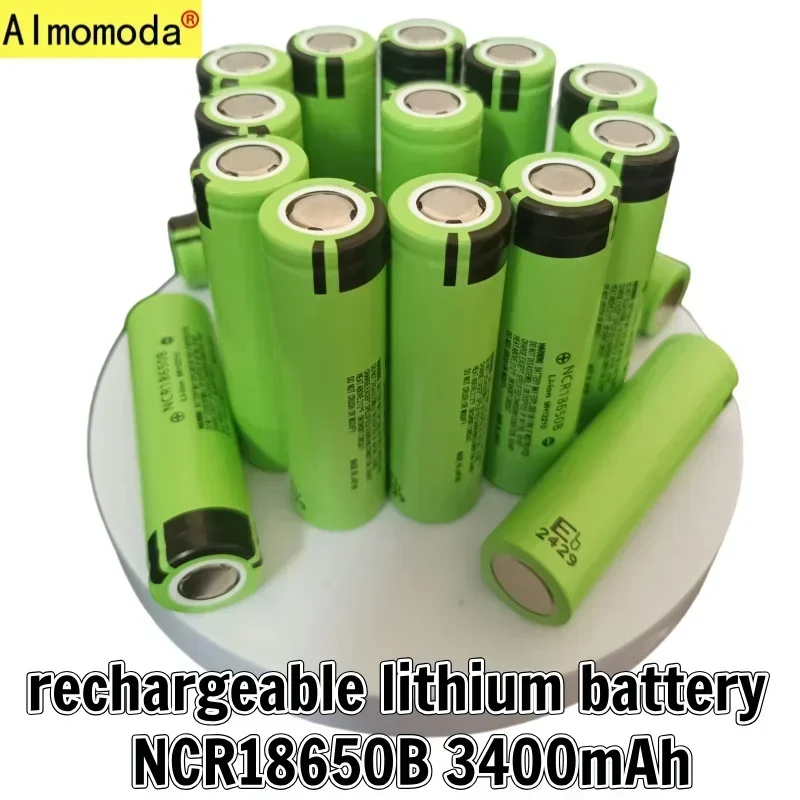 

NCR18650B 34B Free Shipping Air Express 3.7V 3400mAh 30A Discharge Lithium-ion Rechargeable Battery Charger for Monitoring,Etc