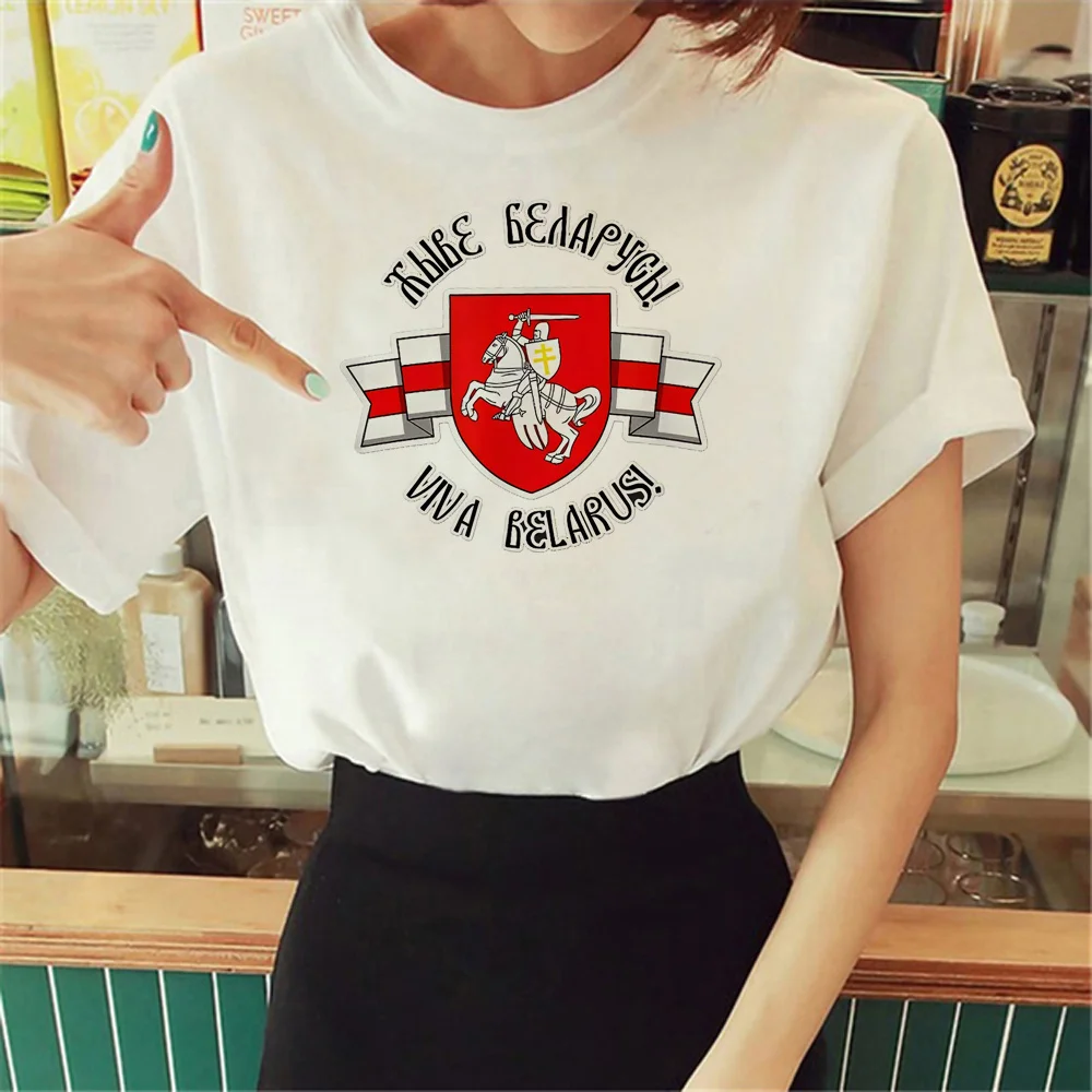 Belarus Tee women graphic designer Tee female streetwear y2k clothes