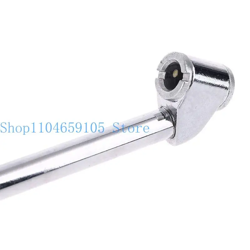 652F Auto Digital Tire Inflator Pressure Gauge LED Display Tyre Deflator Gage with Dual for Head Chuck Rubber Hose Fitting