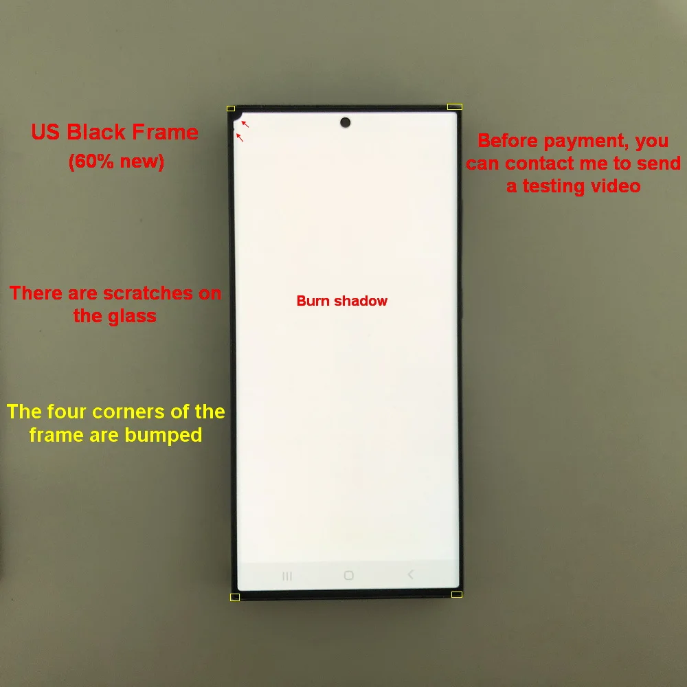 Met gebreken Amoled Voor Samsung Galaxy S23 Ultra 5G Lcd S918B S918B/DS Display Touch Screen Digitizer montage 100% testen