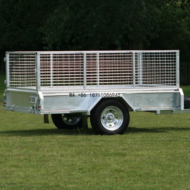 8x5 10x5 Full Welded Box Car Trailer Galvanized Heavy Duty for Australia Market