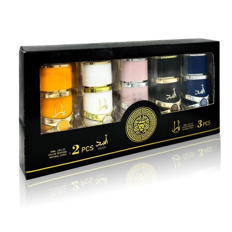 30 مللي 5 قطعة مجموعة الأصلي يارا النساء أو دو عطر رذاذ جودة عالية العطور العربية عطر دائم فرمون عطر خفيف