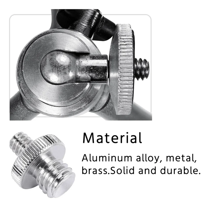 【مخزون محدود!】88 حزمة محول برغي الكاميرا 1/4 إلى 1/4 برغي 1/4 إلى 3/8 محول برغي ثلاثي القوائم محول برغي نحاسي