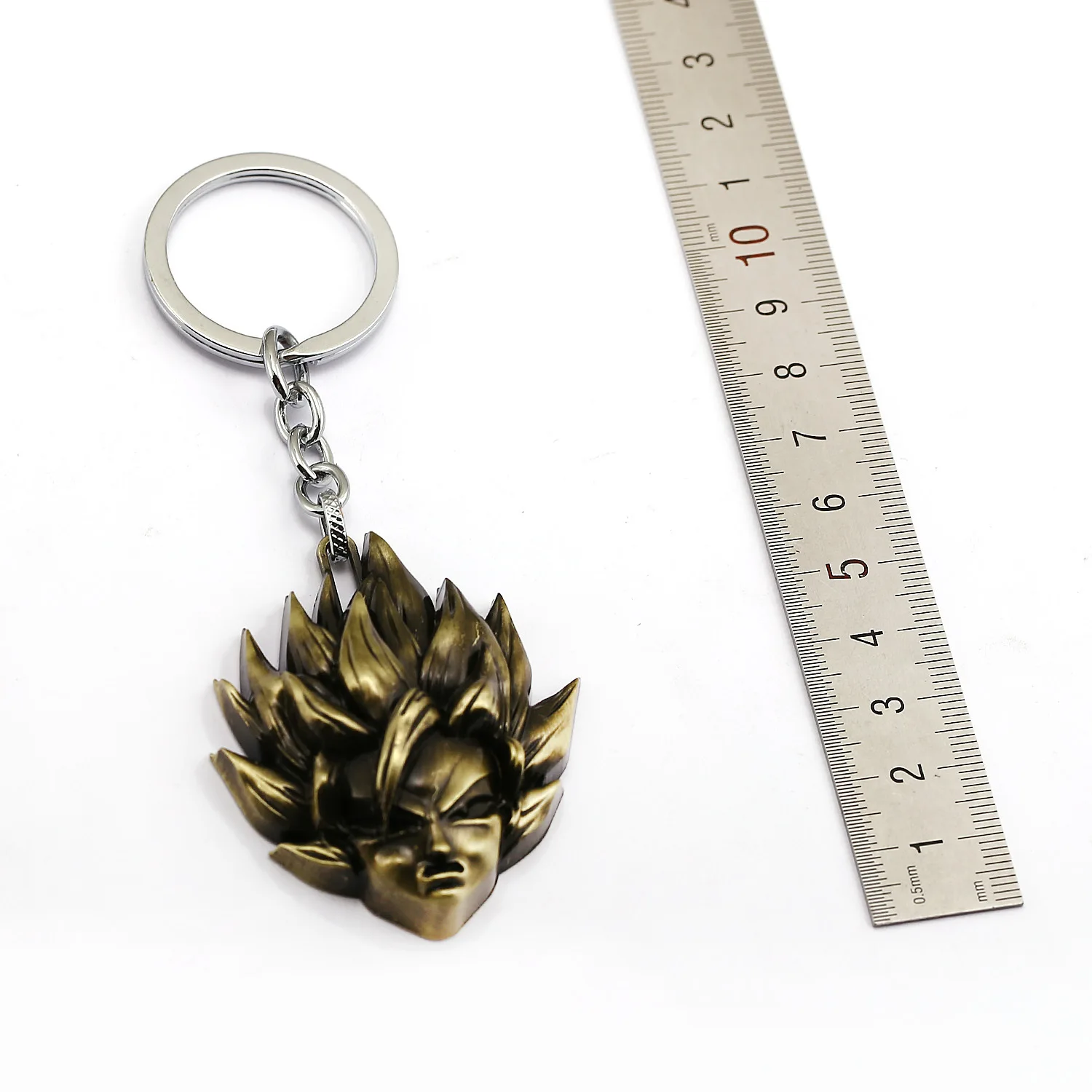 Dragon Ball Z Anime Son Goku Saiyan Vegeta Keychain Figure Cosplay Toys Gift Metal Car Keyrings Holder Pendant